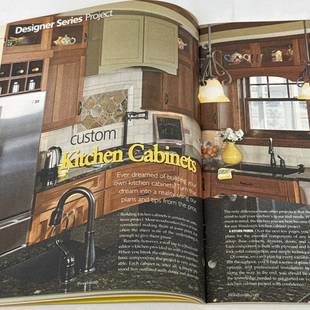 Woodsmith Magazine Box Joints Classic Joint New Ideas Vol. 35/ No. 207